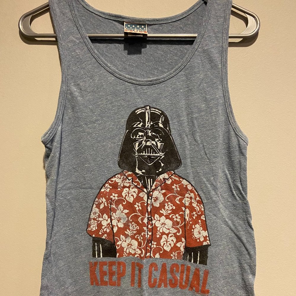 Junk Food Men's Darth Vader Star Wars Beach Tank - Small